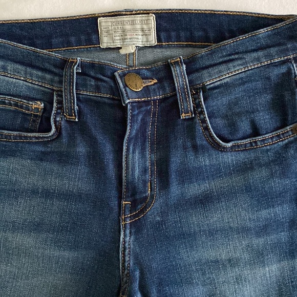 Current / Elliott The Stiletto Skinny Jean Cavalier Blue wash Size 25 - Picture 5 of 12
